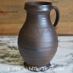 13. Jahrhundert Krug Mit Aufdrucken