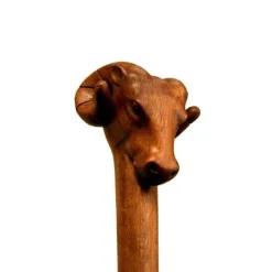 Holz Gehstock Mit Rammen Kopf