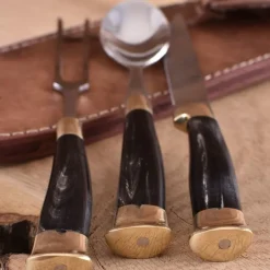 Horn Besteck Mit Beuteln, Edelstahl -Angebote Mach es selbst Store horn besteck mit beuteln edelstahl 2