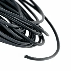 Lederband Schwarz 2 Mm X 1 M