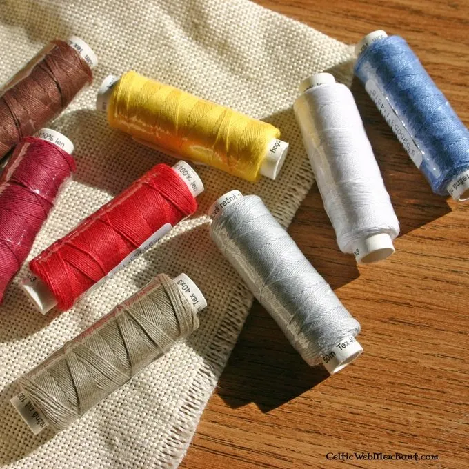 Leinengarn Gelb, 50 M 2 Leinengarn Gelb, 50 M – Bild 2