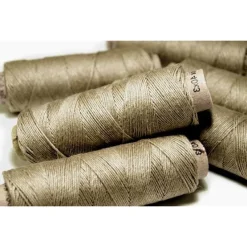 Leinengarnimporte Graugrün, 50 M