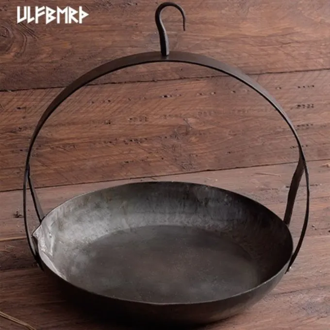 Ulfberth Medieval Pfanne Mit Haken Und Griff 2 Ulfberth Medieval Pfanne Mit Haken Und Griff – Bild 2
