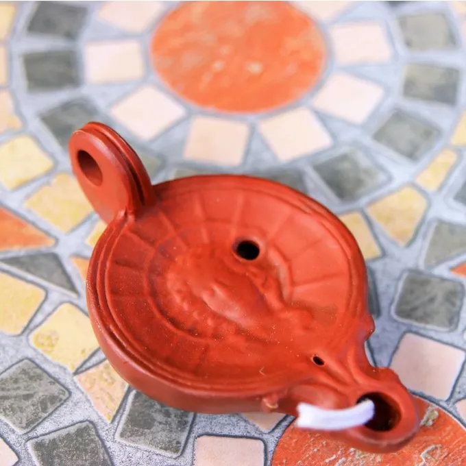 Römische Öllampe Helios 4 Römische Öllampe Helios – Bild 4