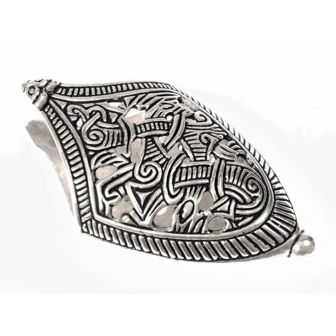 Scabbard Jellingen Enden, Versilbert 1 Scabbard Jellingen Enden, Versilbert