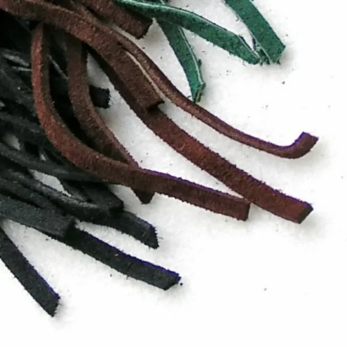 Velourleder Lace Grün 5 Mm X 1 M 1 Velourleder Lace Grün 5 Mm X 1 M