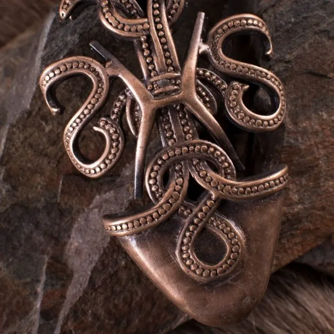 Deepeeka Viking Scheide Chape Mit Schlangen 2 Deepeeka Viking Scheide Chape Mit Schlangen – Bild 2